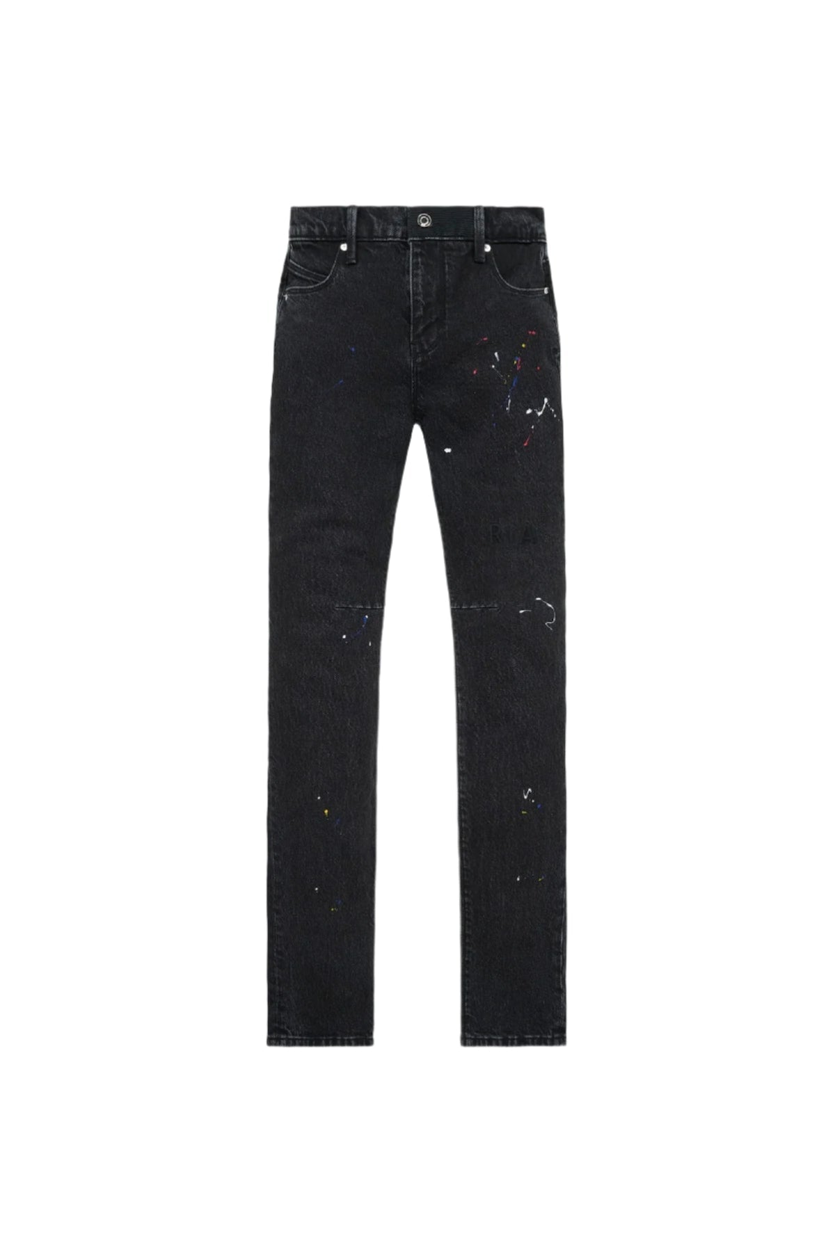 RTA Olivier Black Tri Paint Black Jeans