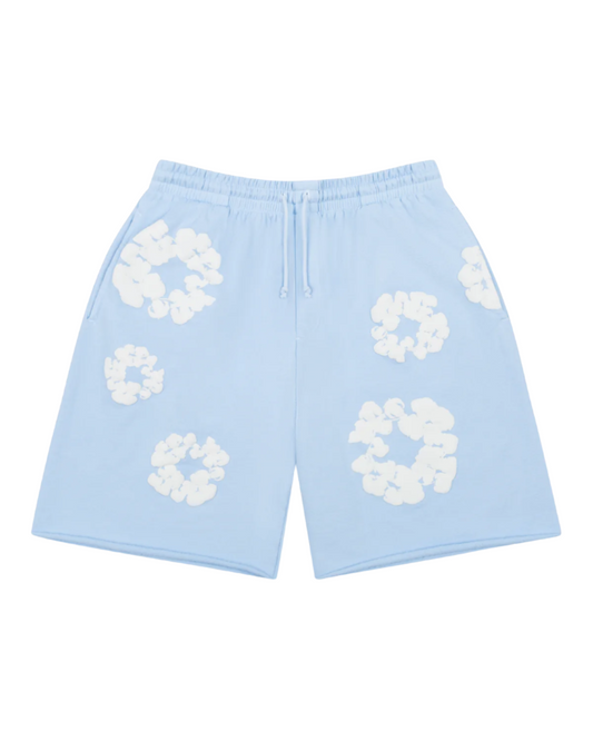 Denim Tears The Cotton Wreath Shorts Powder Blue