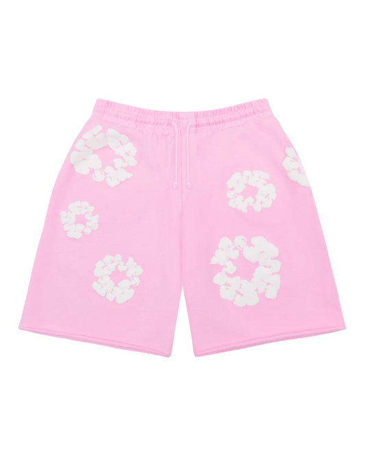 Denim Tears The Cotton Wreath Shorts Powder Pink