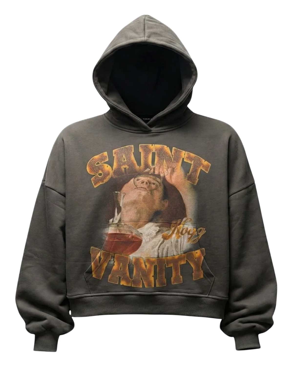 Saint Vanity Hourglass Hoodie Black Brown