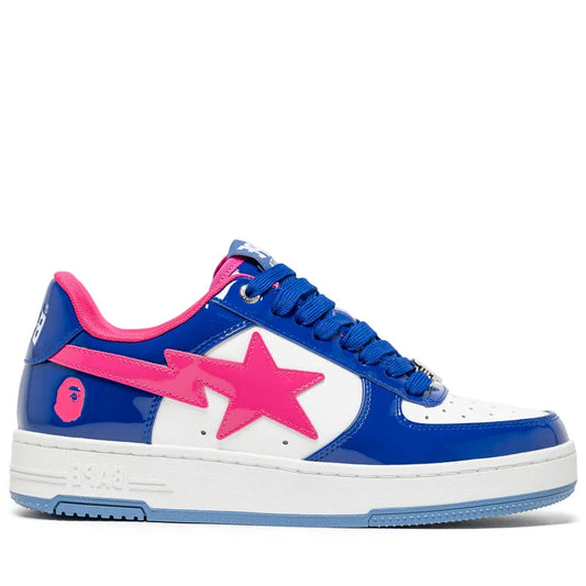 A Bathing Ape Bape Sta Patent Blue Hot Pink