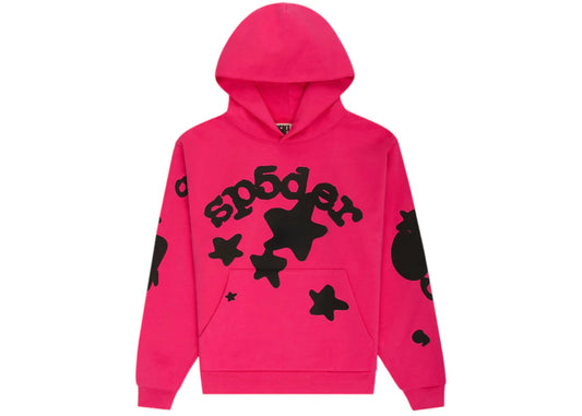 SP5DER Beluga Hoodie Hot Pink