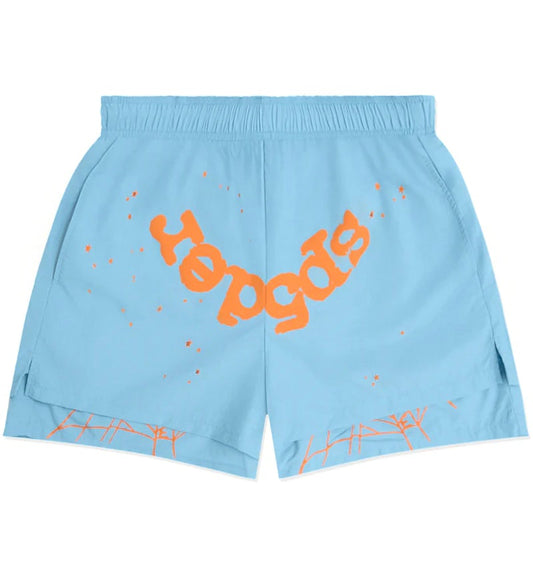 SP5DER OG Web Double Layer Short Baby Blue