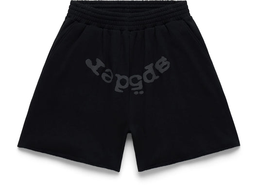 SP5DER OG Web Logo Sweat Short Phantom Black