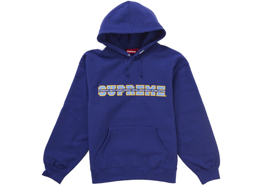 Supreme Collegiate Acronym Hoodie Royal