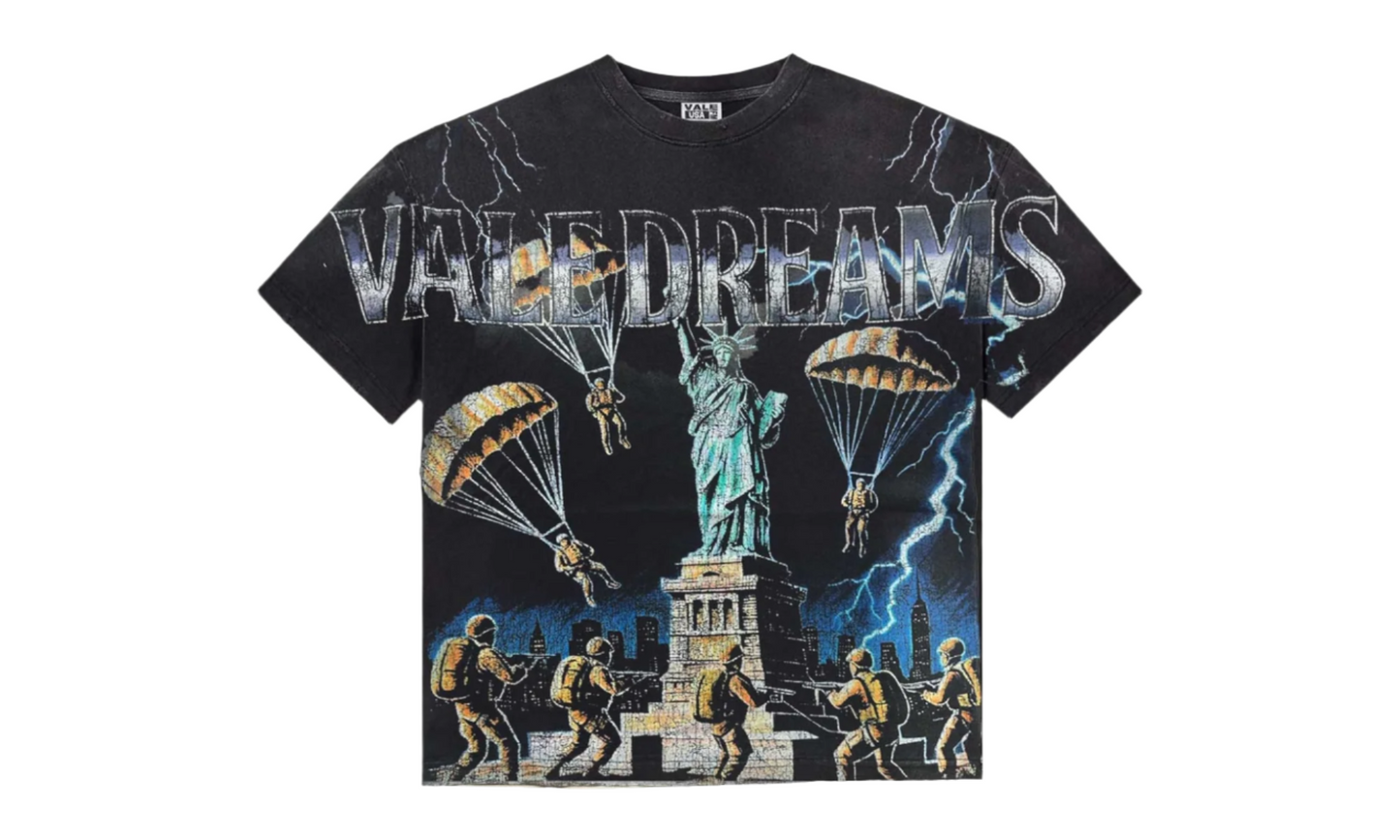 VALE NYC Parachute Invasion Tee Black