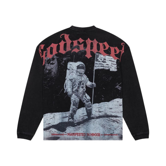 Godspeed Apollo 11 Long Sleeve Tee Black