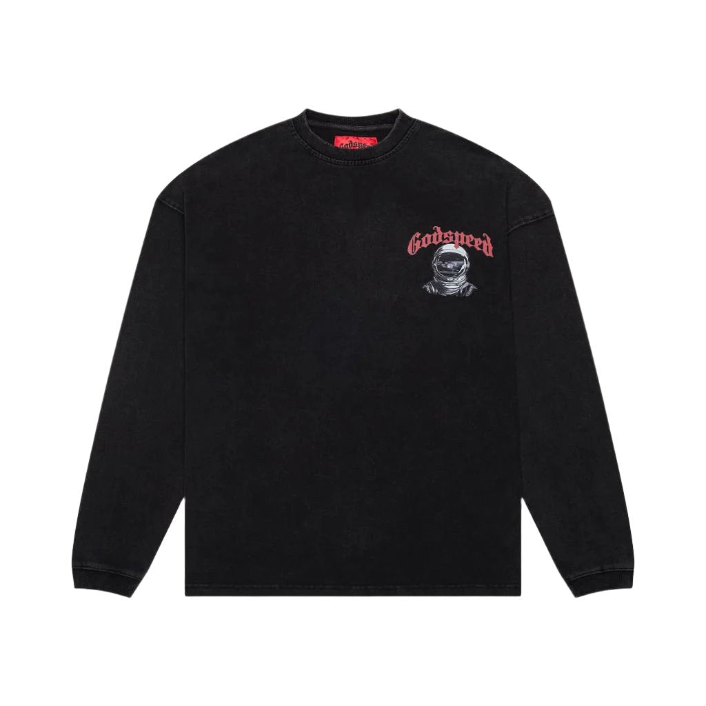 Godspeed Apollo 11 Long Sleeve Tee Black