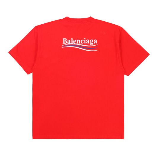 Balenciaga Political Campaign Tee Red