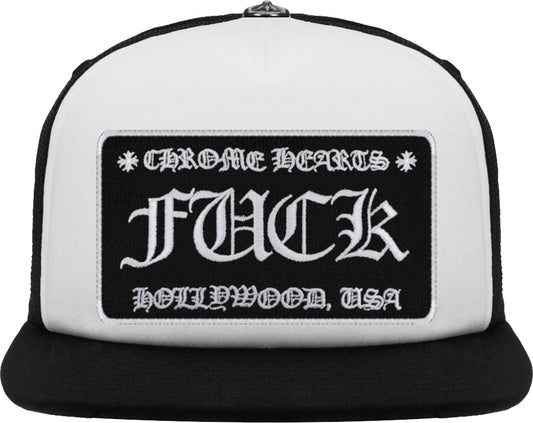 Chrome Hearts Hollywood Trucker Hat White