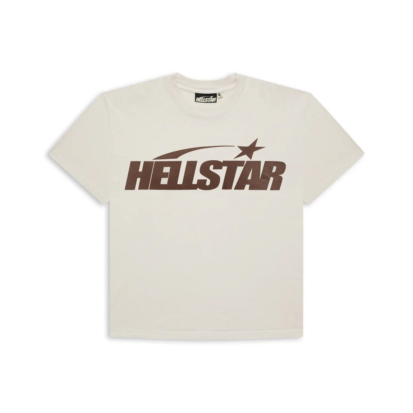 Hellstar Classic Tee (Regular Print) Brown Cream