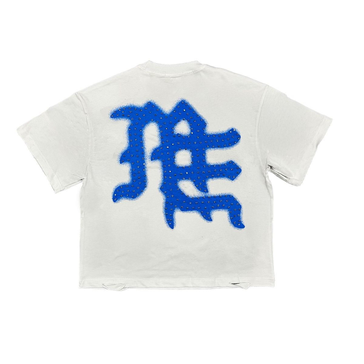 Mixed Emotion Blue Emotions Never Die Tee White