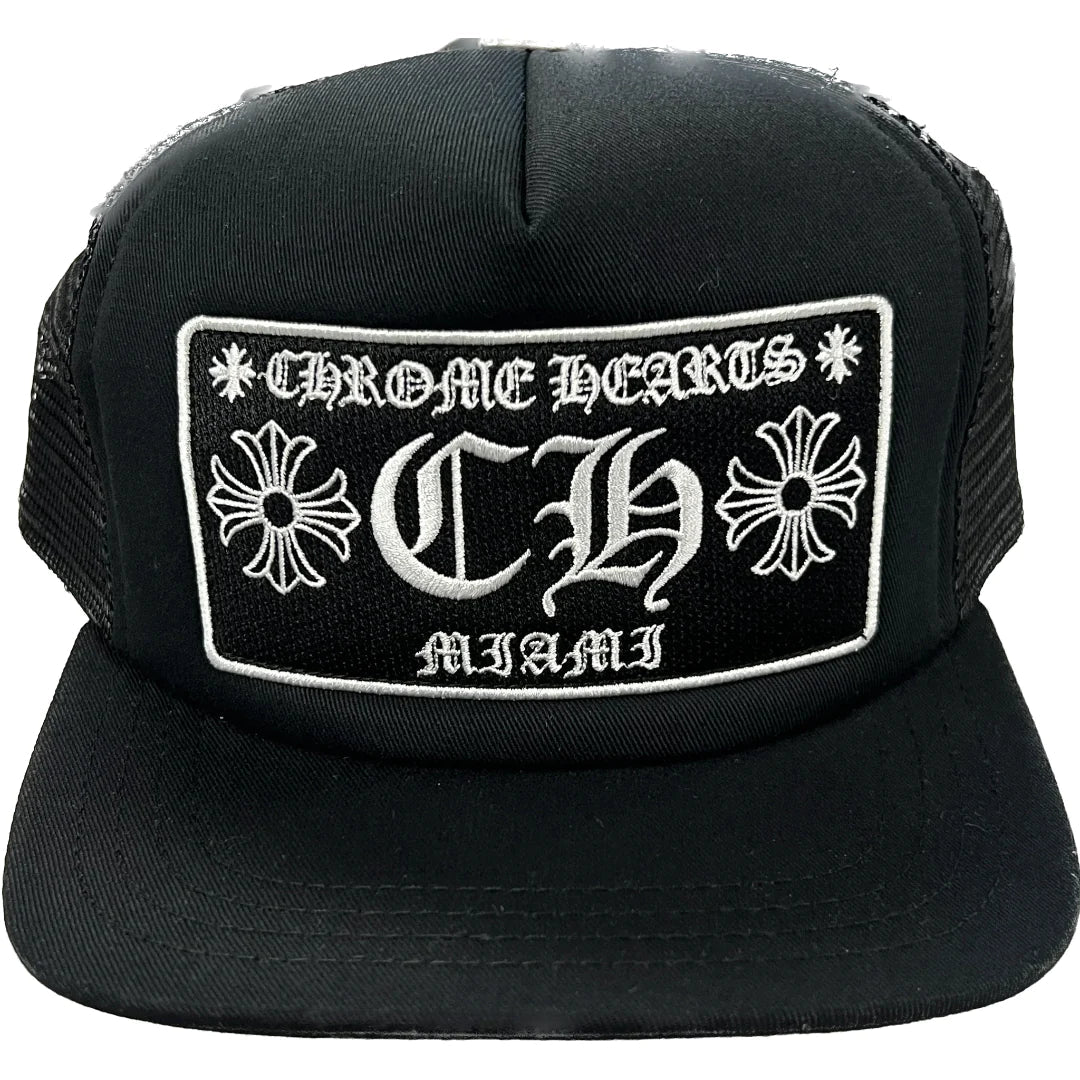 Chrome Hearts Miami Trucker Hat Black