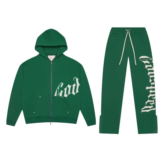 Godspeed OG Logo Sweatsuit V2 Pine Green