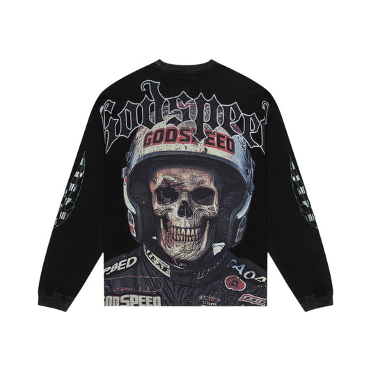 Godspeed Crashout Long Sleeve Tee Black