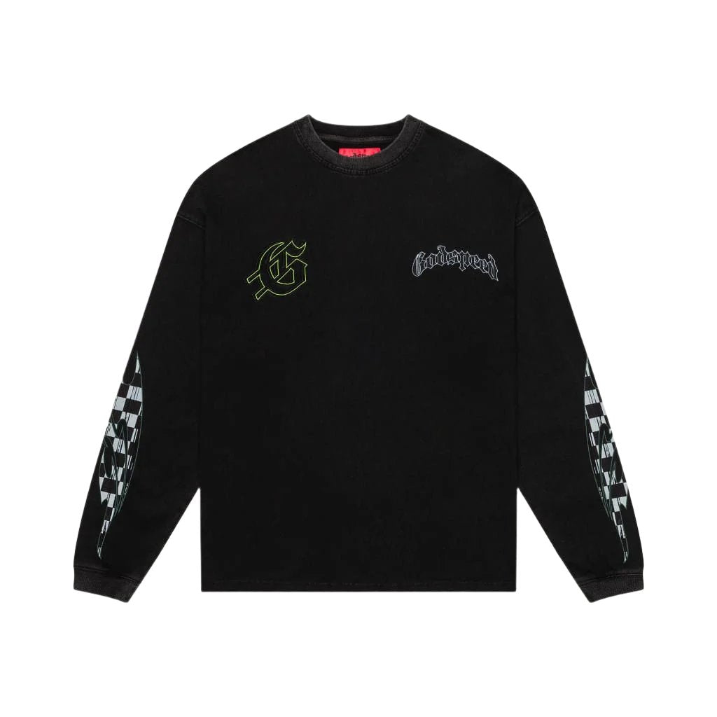 Godspeed Crashout Long Sleeve Tee Black