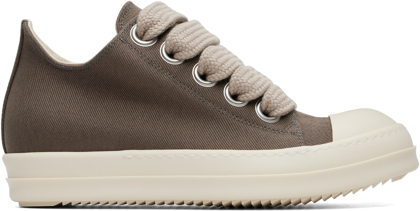 Rick Owens DRKSHDW Jumbolace Low Sneaks Dust Milk