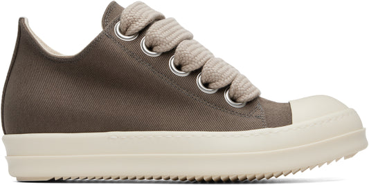 Rick Owens DRKSHDW Jumbolace Low Sneaks Dust Milk