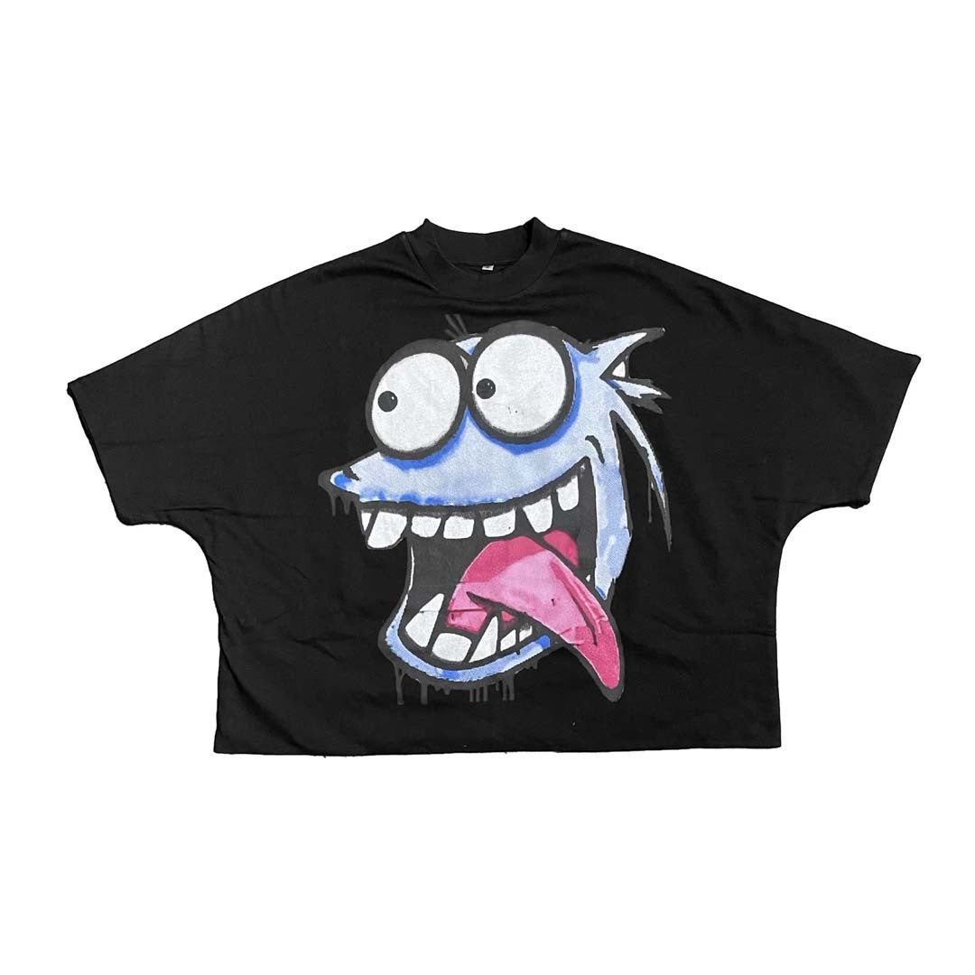 Billionaire Studios Blue Fish Tee Black