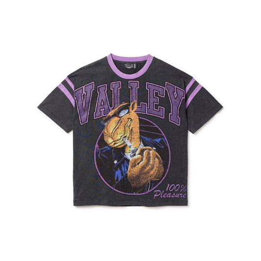 VALE Forever Purple Rays Bling Tee Black